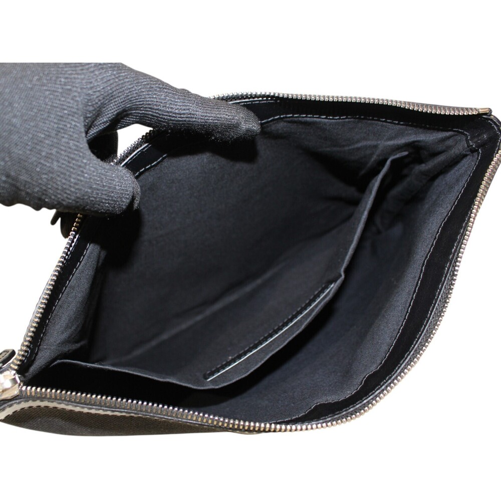BALENCIAGA Clutch Bag Black Shoulder Logo - Picture 6 of 7